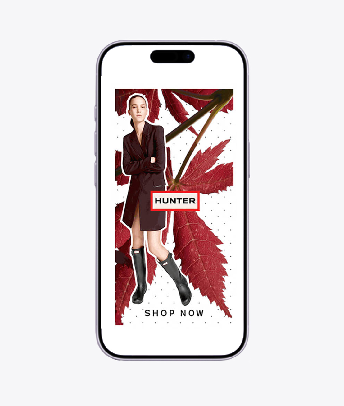 Hunter Boots UK digital ad campaign from 2013