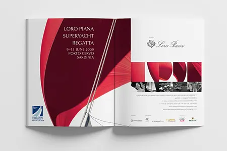 Loro Piana Superyacht Regatta design project, art directed by Sonia Cameron