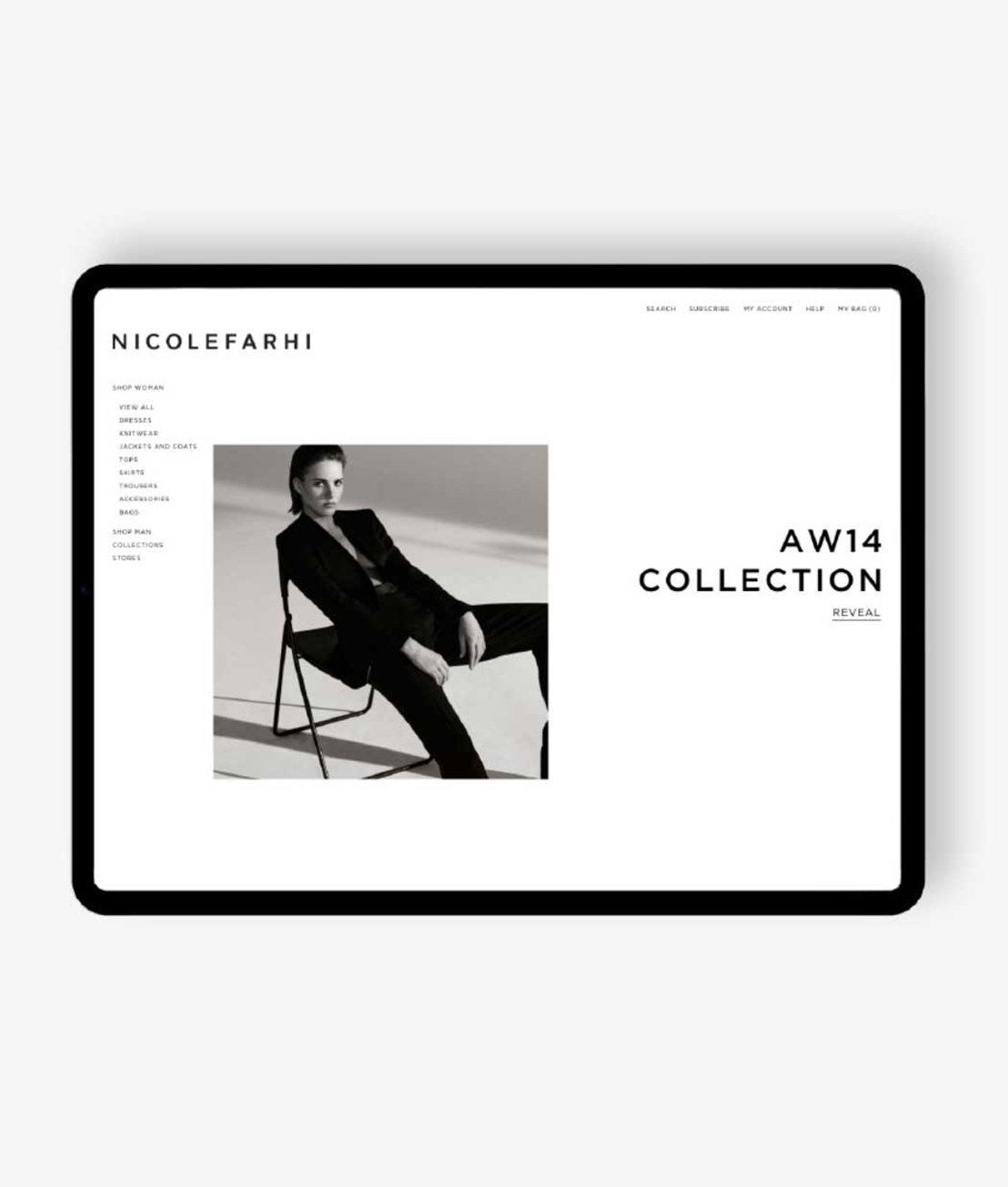 Nicole Farhi AW14 website