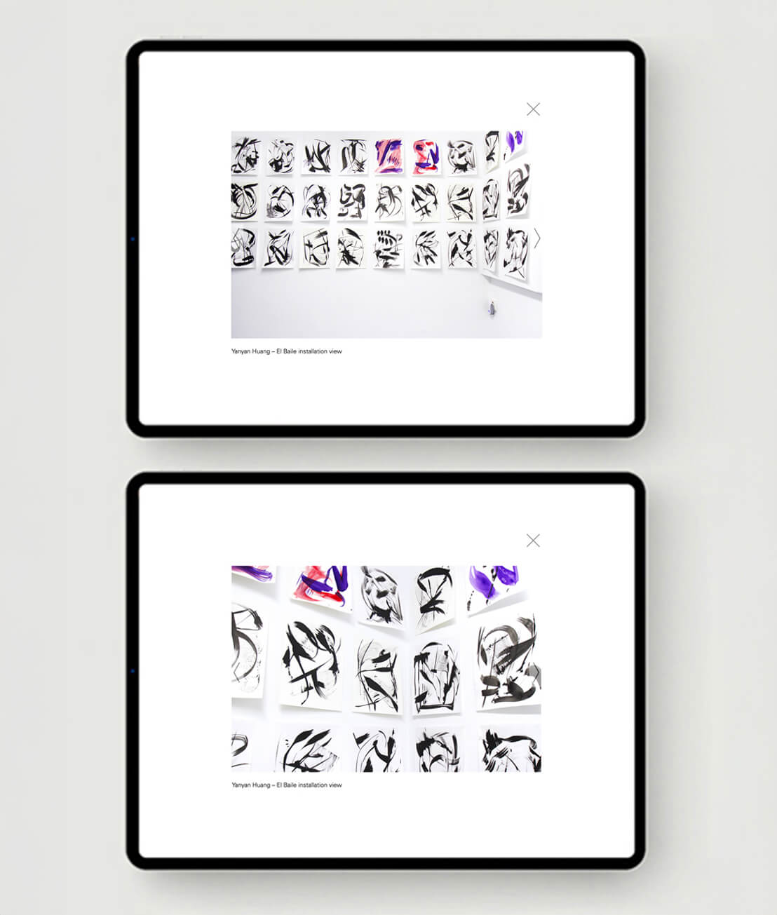 The Composing Rooms Website displaying work by YANYAN HUANG