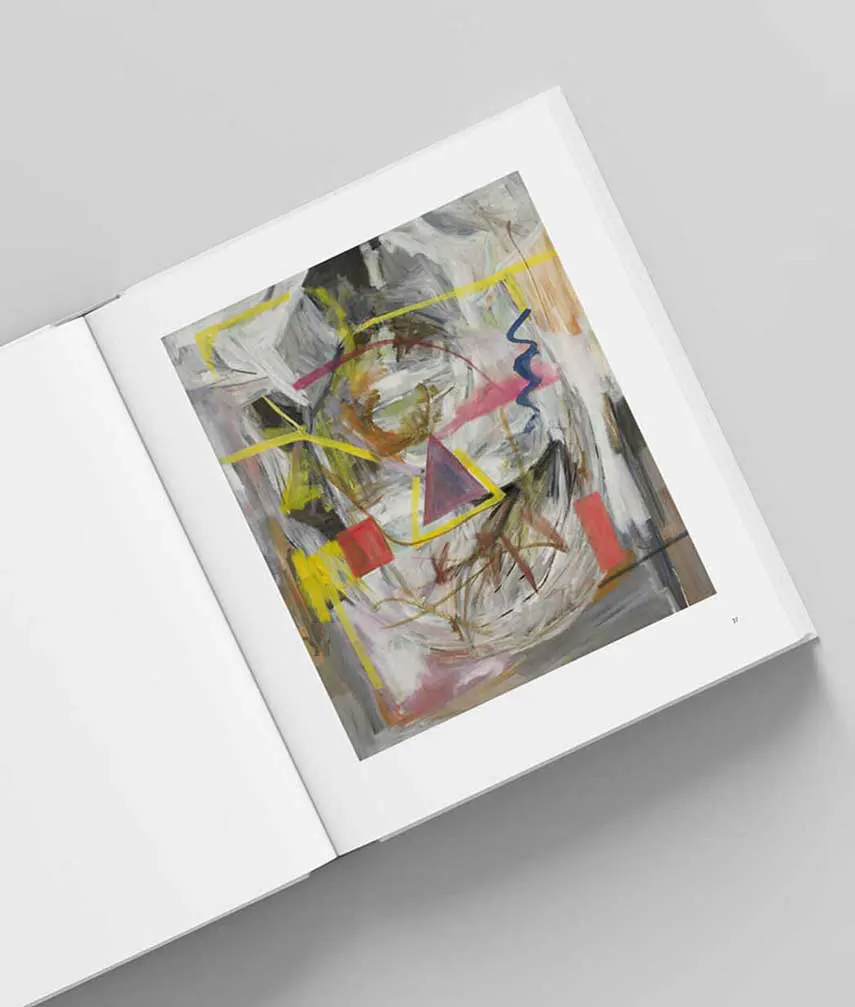 Volume 1 2020 artbook dps displaying artwork by Oehlen Albert. Designed by Sonia Cameron.